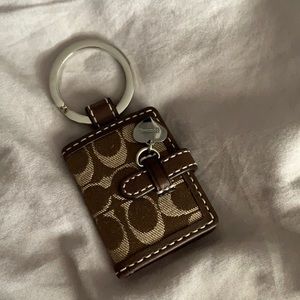 Coach photo key chain